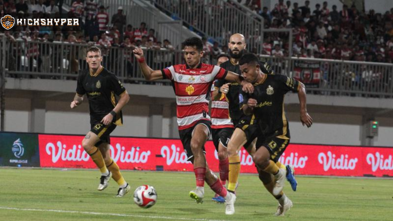 Drama Gol Dianulir dan Penalti Gagal, Madura United vs Bhayangkara FC Berakhir Imbang
