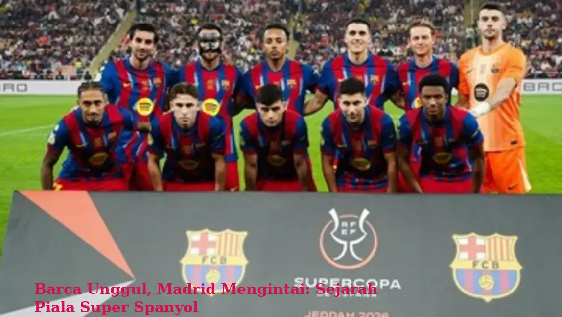 Barca Unggul, Madrid Mengintai: Sejarah Piala Super Spanyol